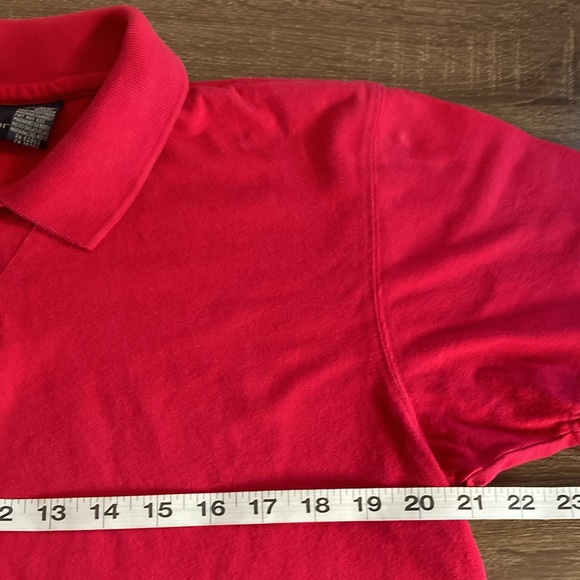 90’s Vintage Womens Large Liz Sport Red Polo EUC - Picture 5 of 7